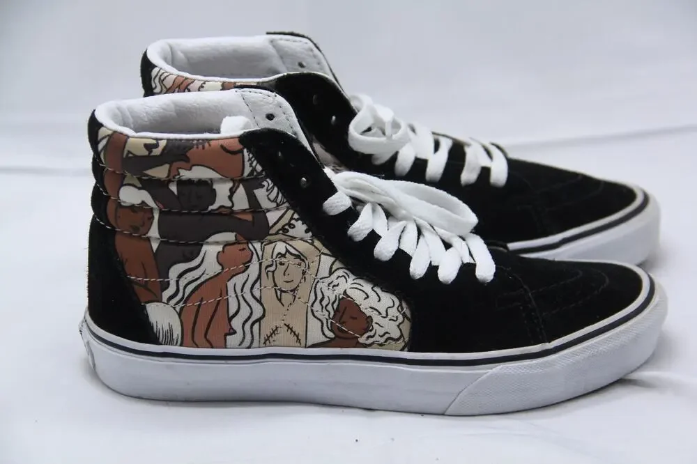 Vans Shoes Breast Cancer Awareness Womens Size 7 Sk8-Hi Black Skate High Top